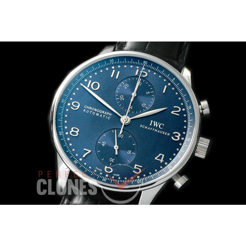 IWPG00041 YLF 3714 Portugese Chrono SS/LE Blue A-7750