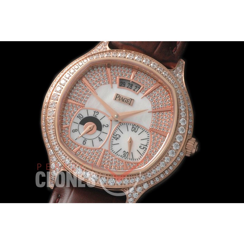 PI00026 Emperador Cushion RG/LE White Japanese Miyota 820A