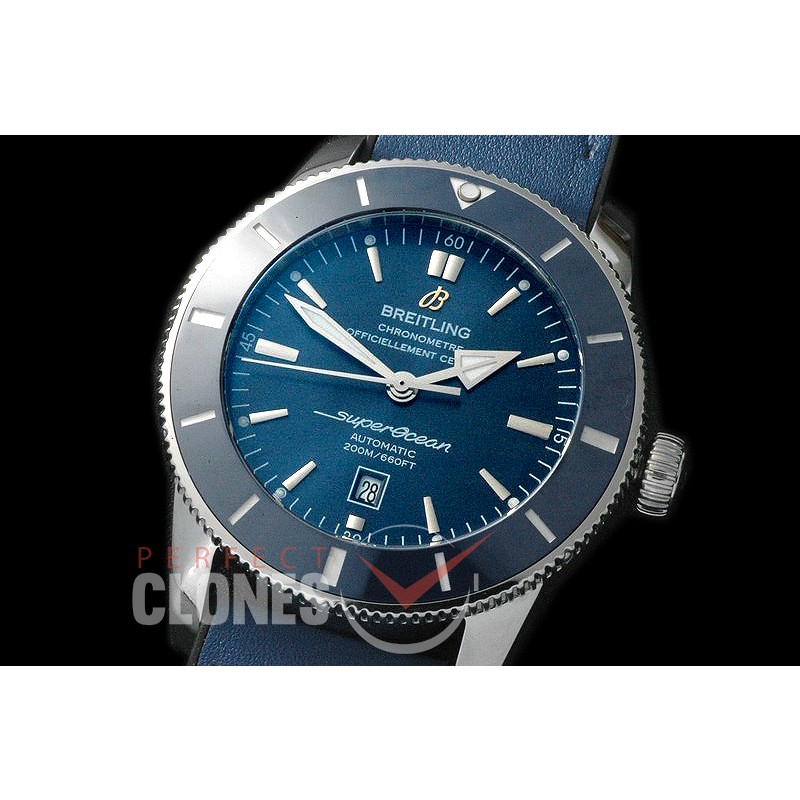 0 BLSF-H-104 Superocean Heritage Automatic SS/RU Blue A-2824 