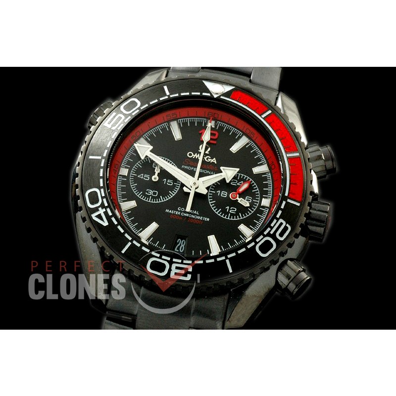 OMCPO45-497 2016 P-Ocean Chrono PVD/PVD Black/Red Jap OS20 Quartz