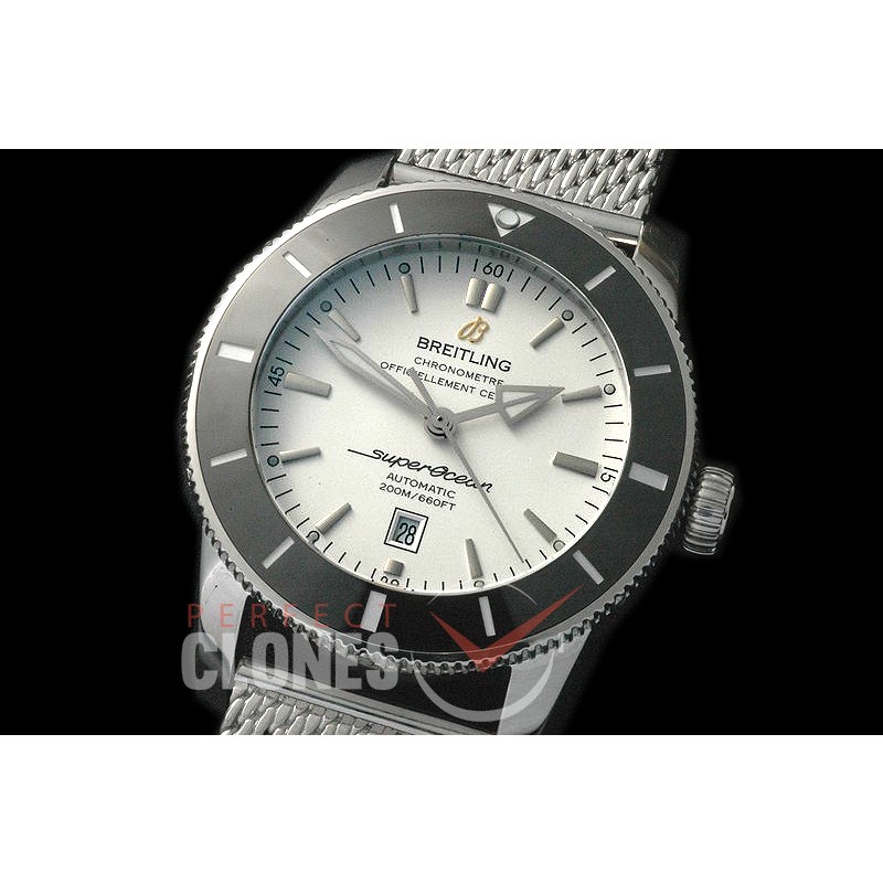 0 BLSF-H-101M Superocean Heritage Automatic SS/ME White A-2824 