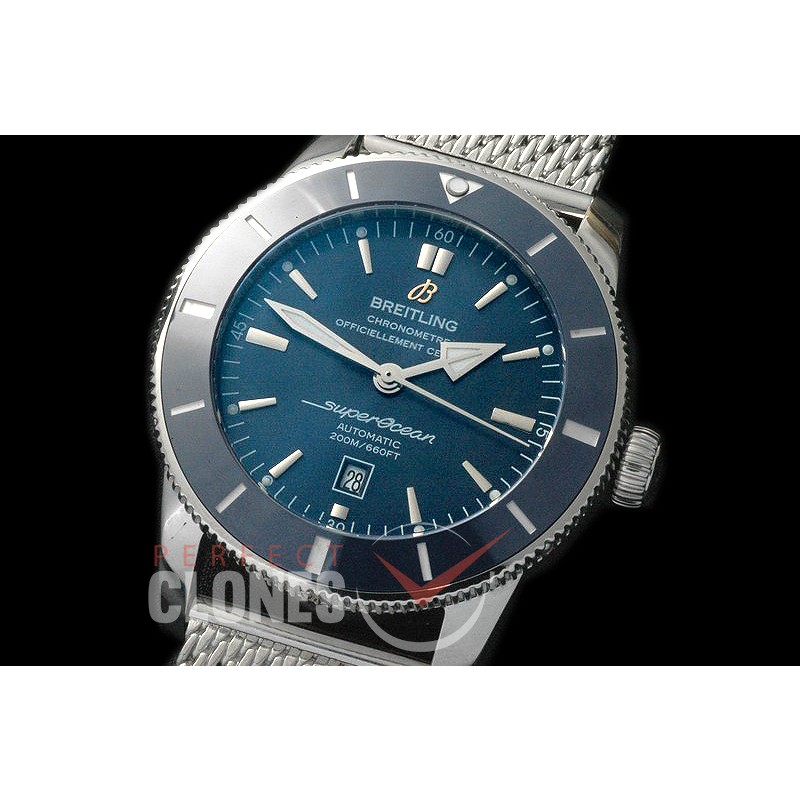 0 BLSF-H-104M Superocean Heritage Automatic SS/ME Blue A-2824