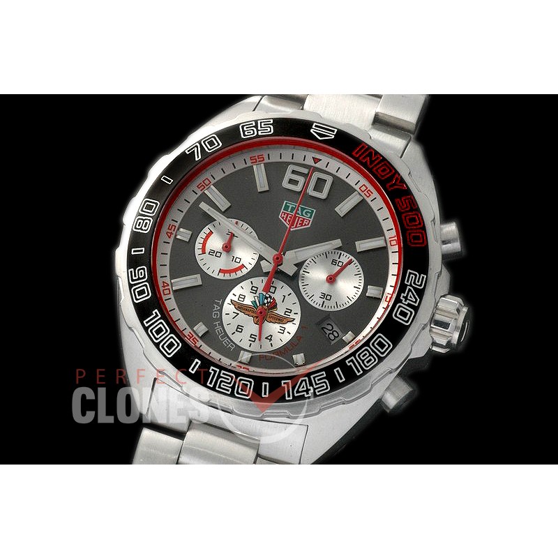 0 TGF1-00802 Indy 500 Indianapolis Speedway Special Ed Chronograph SS/SS Grey OS 20 Qtz