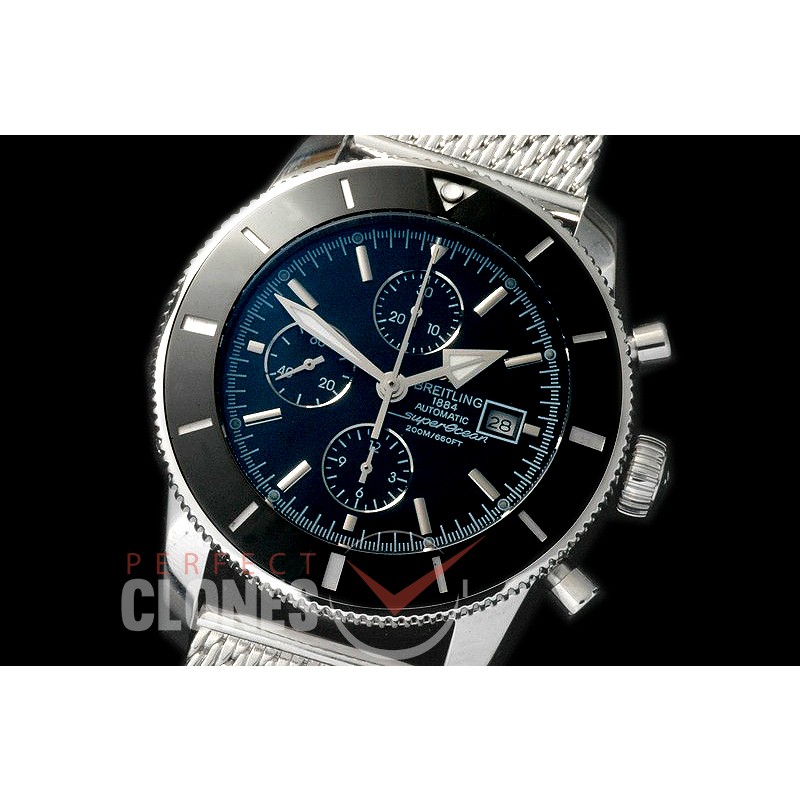 BLSF01006M Superocean Heritage Chronograph SS/ME Black A-7750