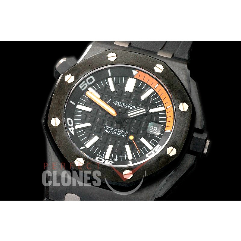 APD00052 Royal Oak Offshore Diver Black Ceramic 15707 CER/RU Black A-3120 - Special Offer 