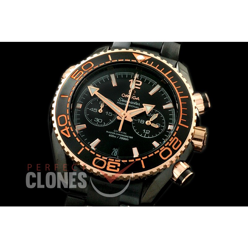 OMCPO45-498 2016 P-Ocean Chrono PVD/RG/PVD Black Jap OS20 Quartz