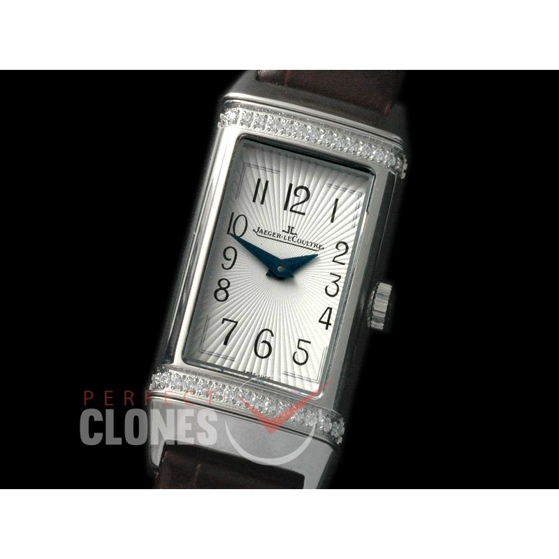 0 JLR-071D Reverso One Reedition SS/LE White Stk Jap Quartz