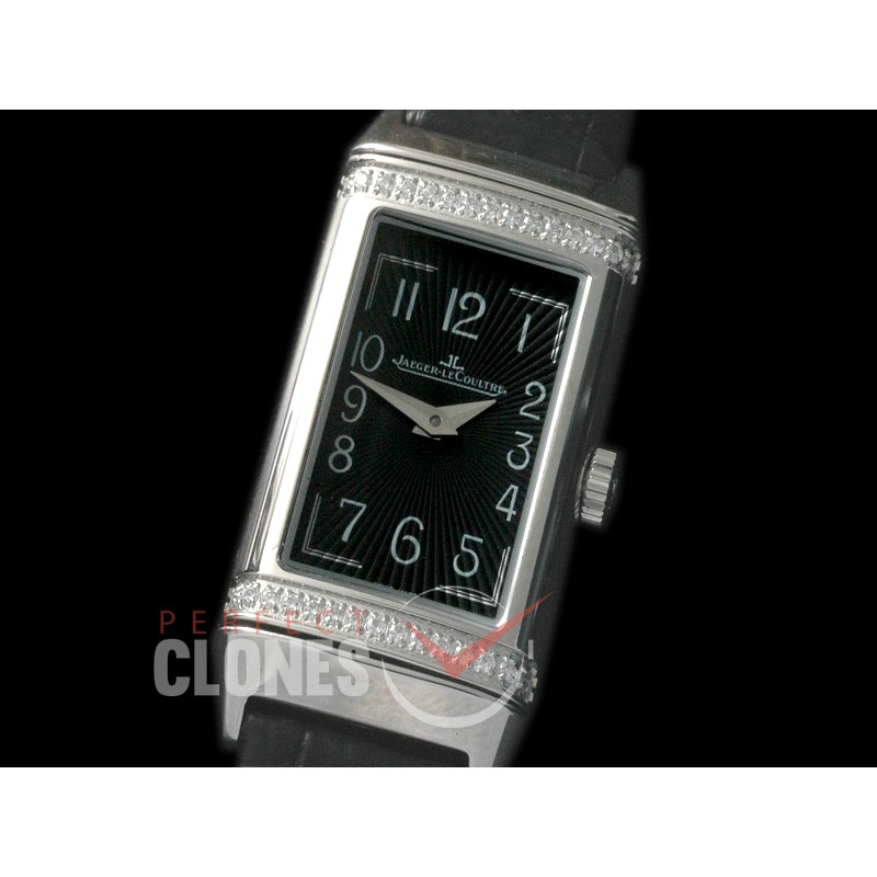 0 JLR-072D Reverso One Reedition SS/LE Black Stk Jap Quartz
