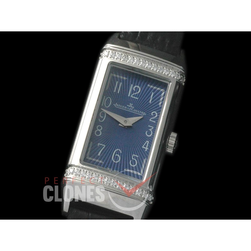0 JLR-073D Reverso One Reedition SS/LE Blue Stk Jap Quartz