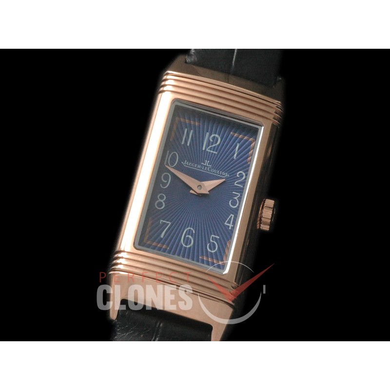 0 JLR-078 Reverso One Reedition RG/LE Blue Stk Jap Quartz