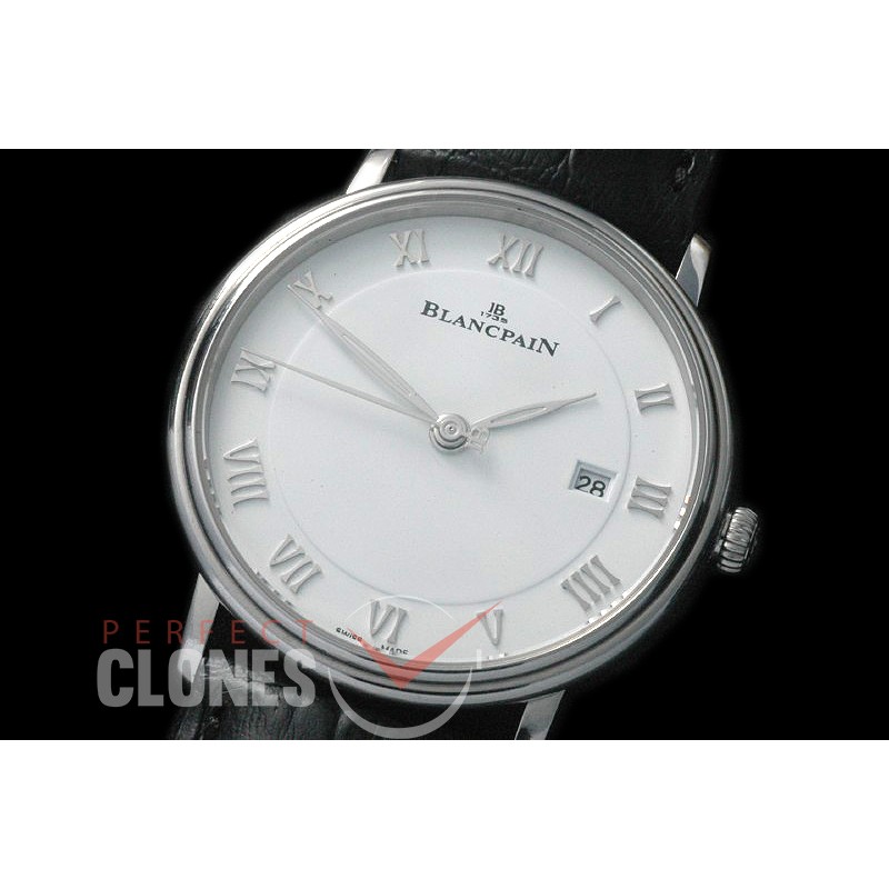 0 0 0 BP00018 Villeret Ultraplate SS/LE White Roman Miyota 9015/Calibre 1151