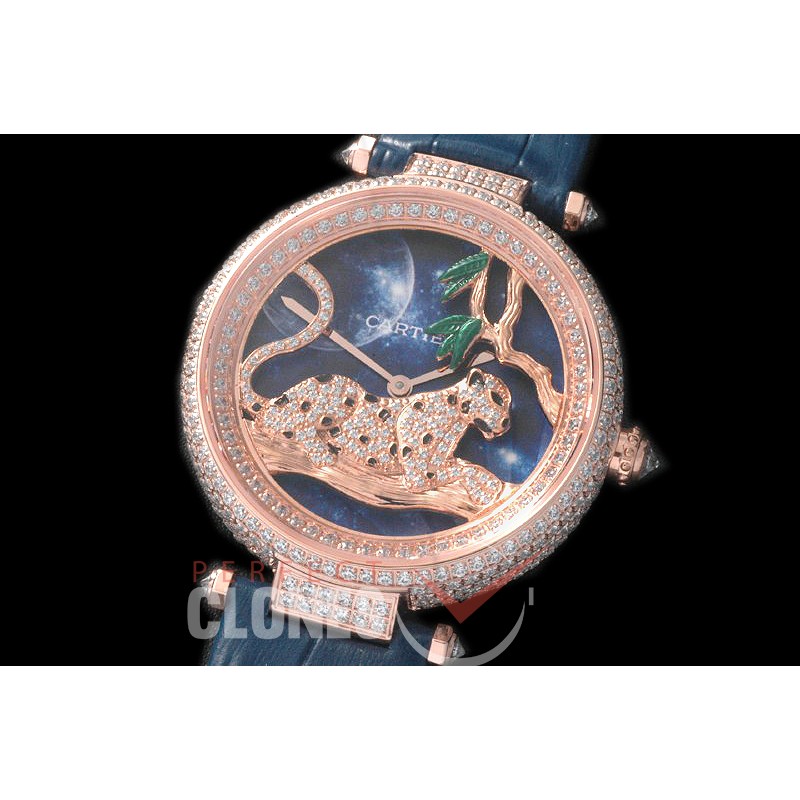 0 CARPT-108 Panthere De Cartier Night Champagne Gold Japanese Quartz