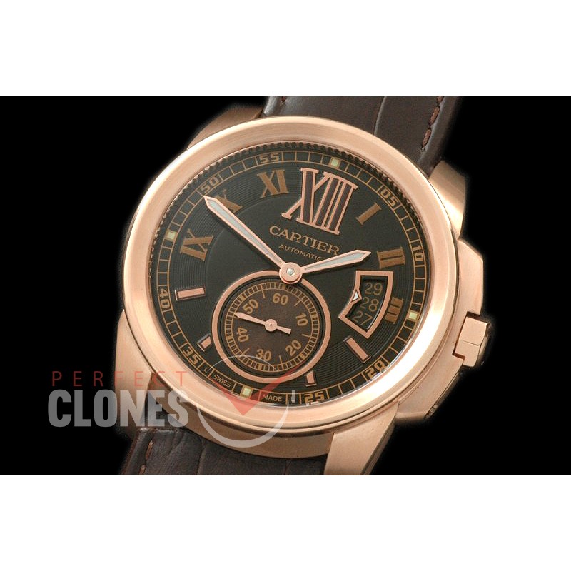 CARCC00033L Calibre de Cartier RG/LE Brown Miyota 8205
