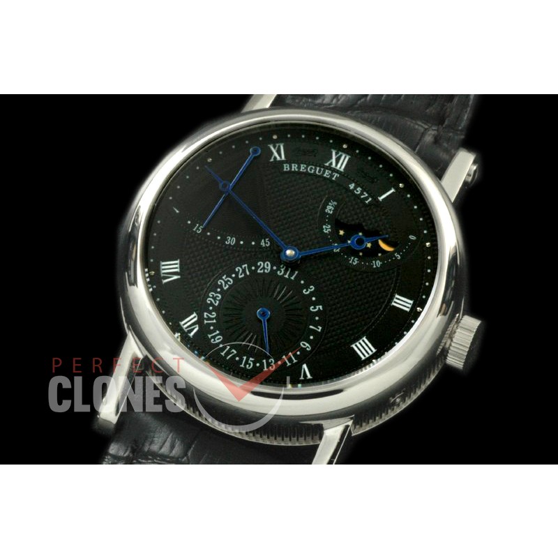 BR00062 Calender/Moonphase Power Reserve SS/LE Black Seagull ST17