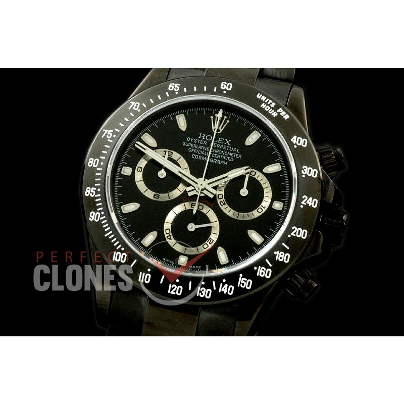 RLDPX00101 Project X Daytona DS4 PVD/Cer/PVD Black Stk A7750/4130