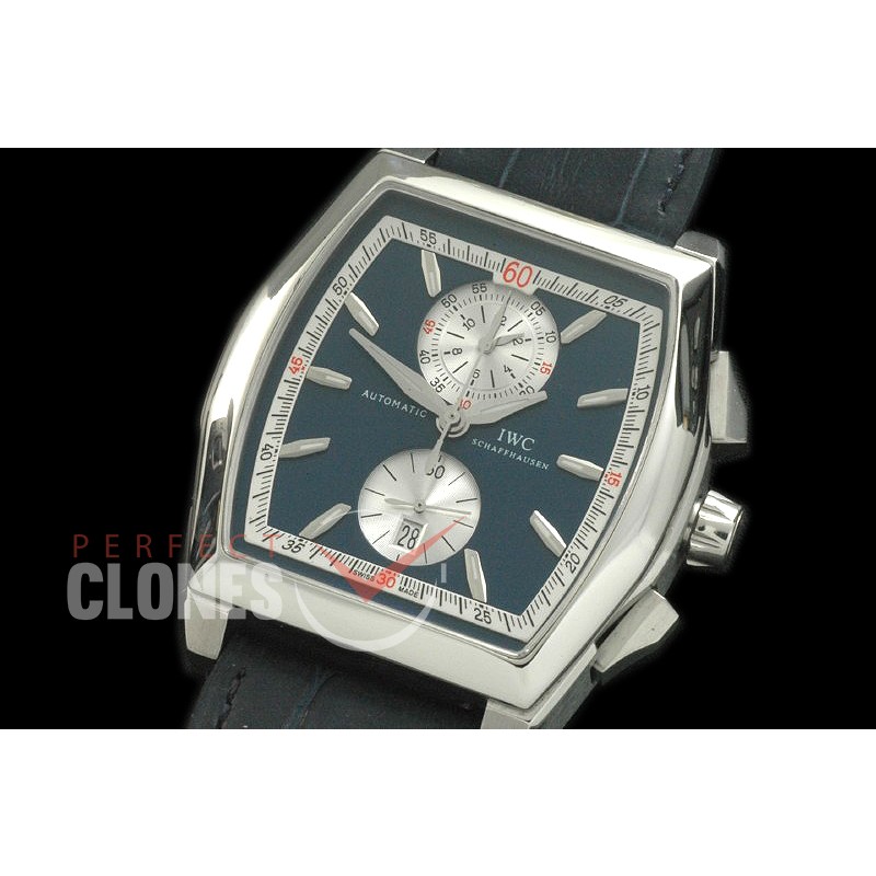 IWDV-103 Da Vinci Chronograph SS/LE Blue A-7750