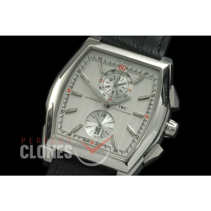 IWDV-101 Da Vinci Chronograph SS/LE White A-7750