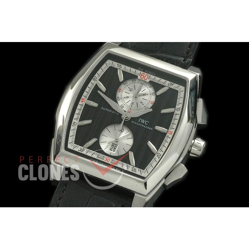 IWDV-102 Da Vinci Chronograph SS/LE Black A-7750