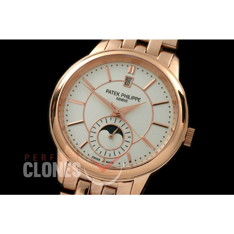 PP00696S Classic Moonphase Automatic RG/RG White Miyota 9100