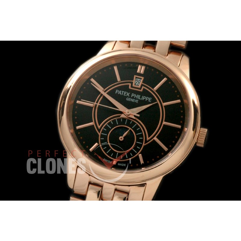 PP00697S Classic Moonphase Automatic RG/RG Black Miyota 9100