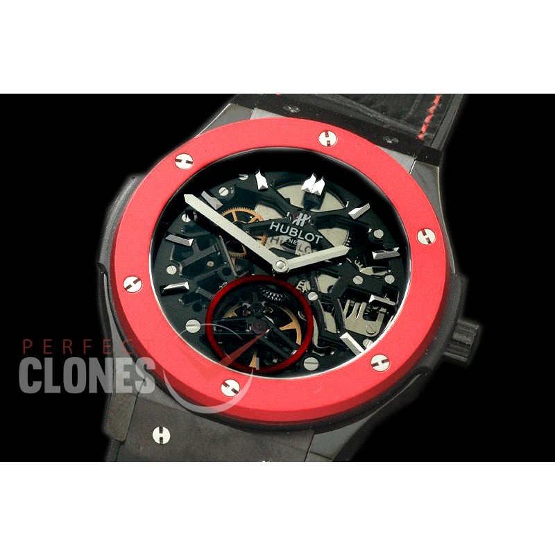 HBFS00078L Classic Fusion Skeletonized Tourbillon PVD/CER/LE Asian Custom Movt