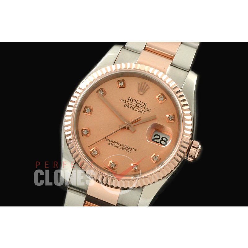 RL36DJR-18K-426 116231 Rose Gold Diam SS/RG TT Swiss 2836