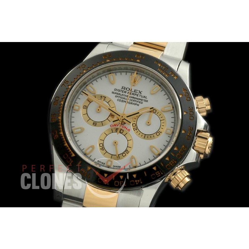 RLDT00051 Basel World 2017 Daytona 116523 SS/YG White A-7750 / Calibre 4130