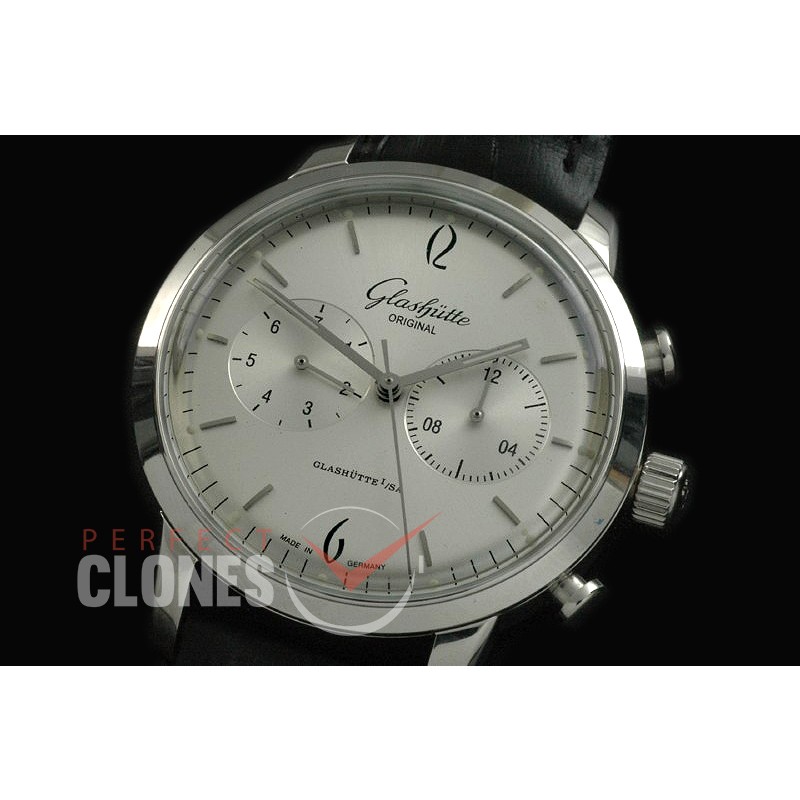 GL10041 Senator Sixties Chronograph SS/LE White/Steel Asian 2813