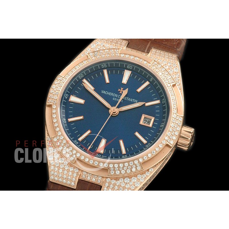 0 VCO-153L Overseas RG/LE/Diam Blue M-8215VC Calibre 5100