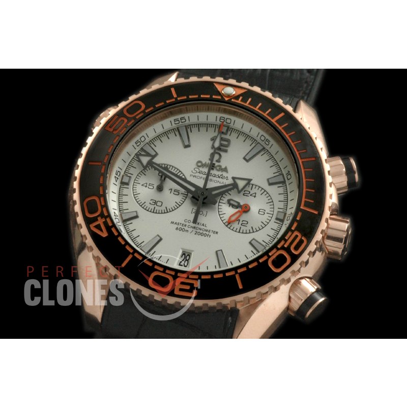 OMCPO45-481R P-Ocean Chrono RG/RU White Jap OS20 Quartz 