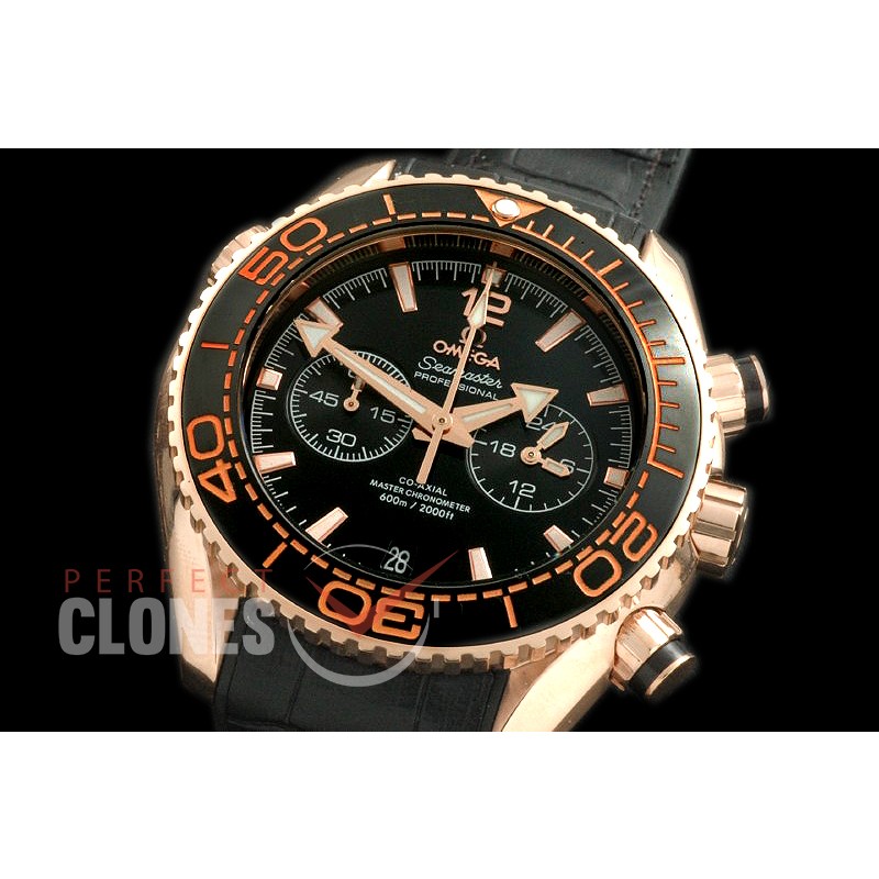 OMCPO45-482R P-Ocean Chrono RG/RU Black Jap OS20 Quartz 