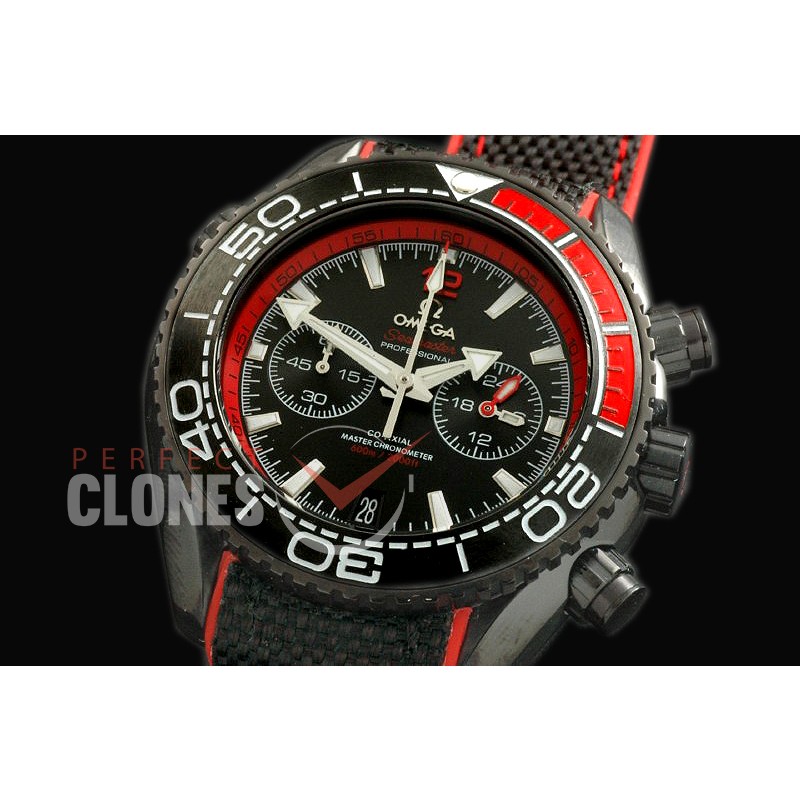 OMCPO45-497R P-Ocean Chrono PVD/RU Black/Red Jap OS20 Quartz 