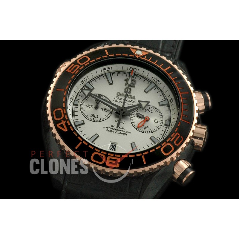OMCPO45-500R 2016 P-Ocean Chrono PVD/RG/RU White Jap OS20 Quartz 
