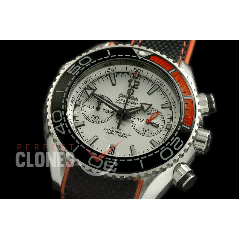 OMCPO45-471R P-Ocean Chrono SS/RU White Jap OS20 Quartz 