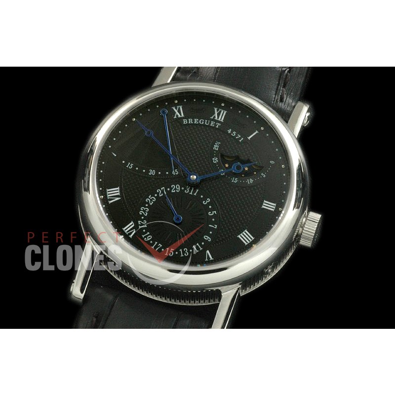 BR00012 Calender/Moonphase/Reserve SS/LE Black Miyota 9015 Mod to Calibre 5165R