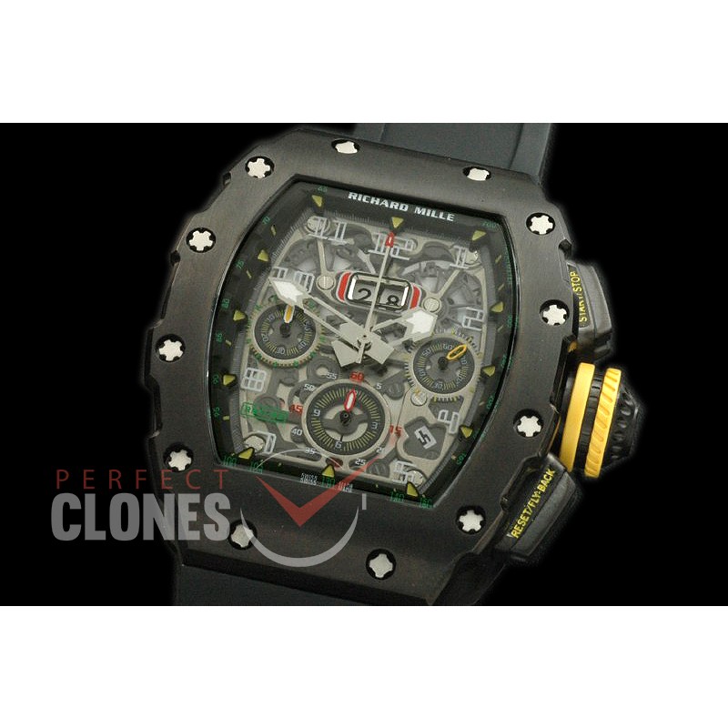 RM011-03-011 RM011 Chronograph PVD/RU Asia 7750 28800