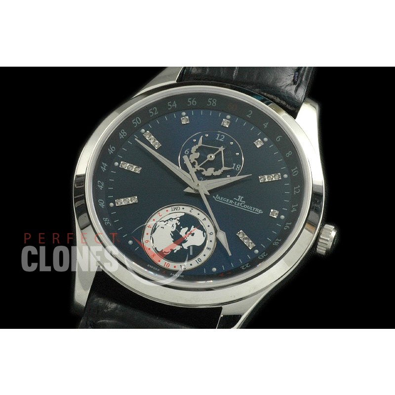 JLM24-108 Master 24 Hours SS/LE Blue/Diam Miyota 9015 