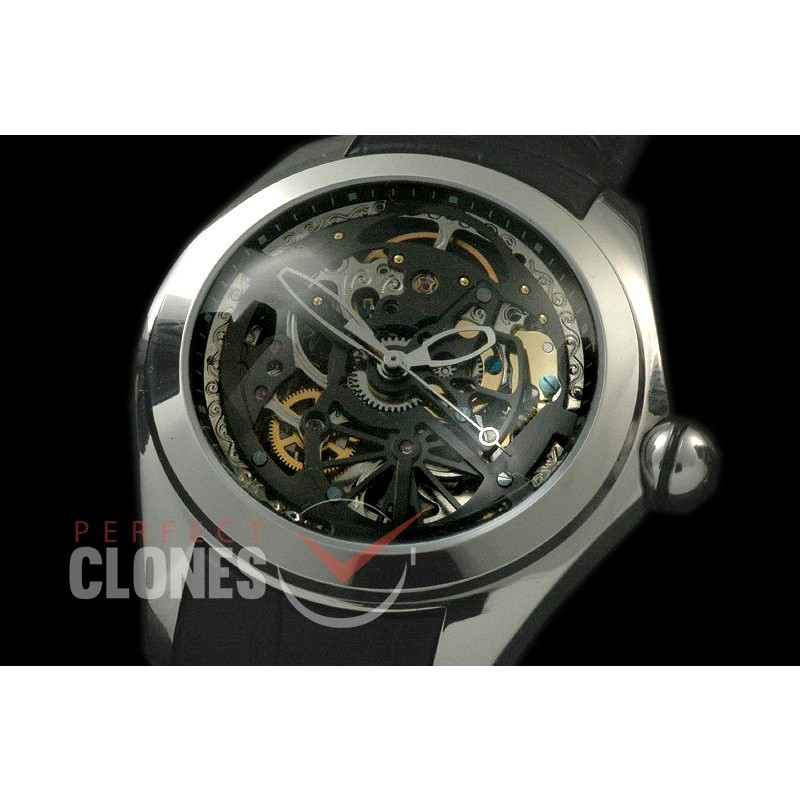 0 CO00201 Bubble Skeleton Automatic PVD/LE Black Skeleton Asian 2813
