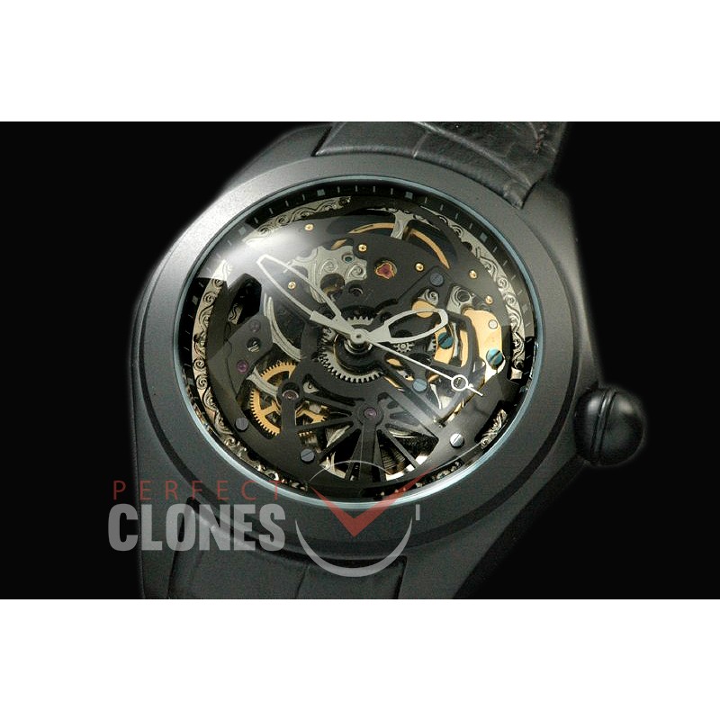 0 CO00202 Bubble Skeleton Automatic PVD/LE Black Skeleton Asian 2813