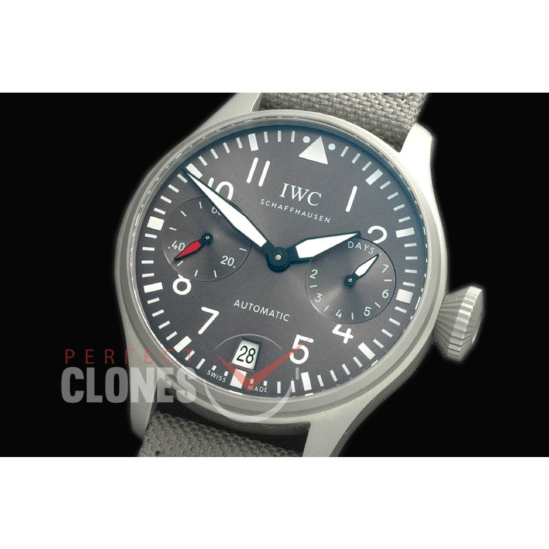 0 IWBP01028 ZF Big Pilot 7 Days SS/NY TTP Grey A-52010
