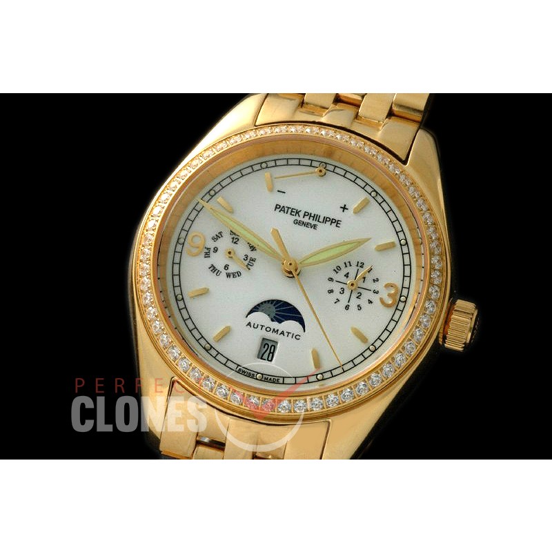 PPCA00136SD Calender/Reserve Complications YG/LE White Sticks Miyota 9100