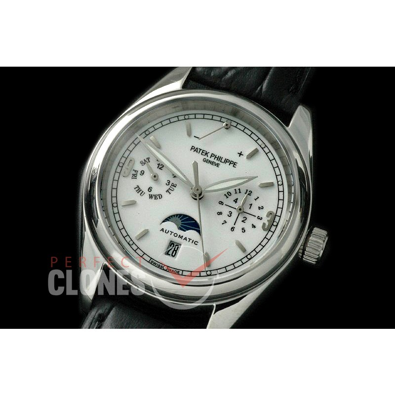 PPCA00101 Calender/Moonphase Complications SS/LE White Sticks Miyota 9100