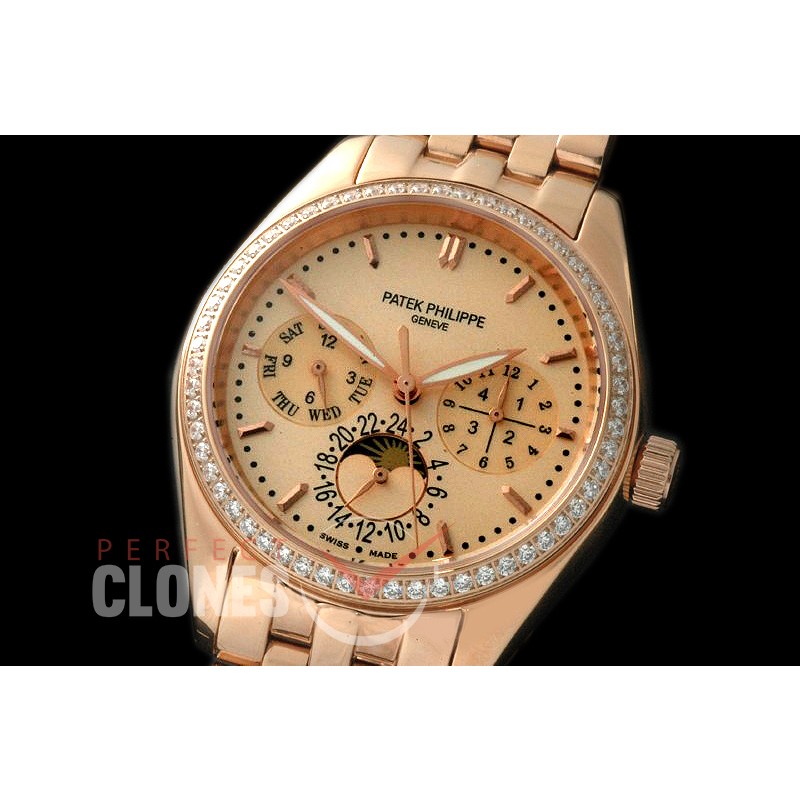 PPCA00113SD Calender/Moonphase Complications RG/RG Rose Gold Sticks Miyota 9100