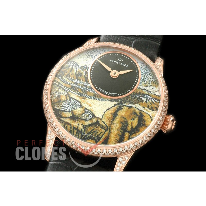 JZ-ART-206D Petite Heure Minute Les Ateliers Ladies RG/LE Elephant ST 8003