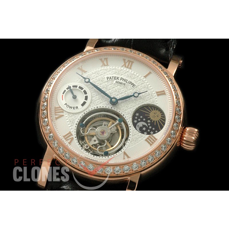 PP-CTM-106D Classic Tourbillon Moonphase/PR RG/LE White Fly Tourbillon 2