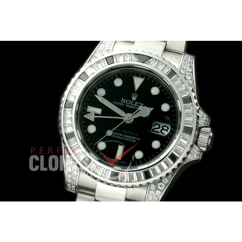 0 RLGS01004A 116719 GMT SS/Diam/SS Black A-2836 Mod to Cal 3186