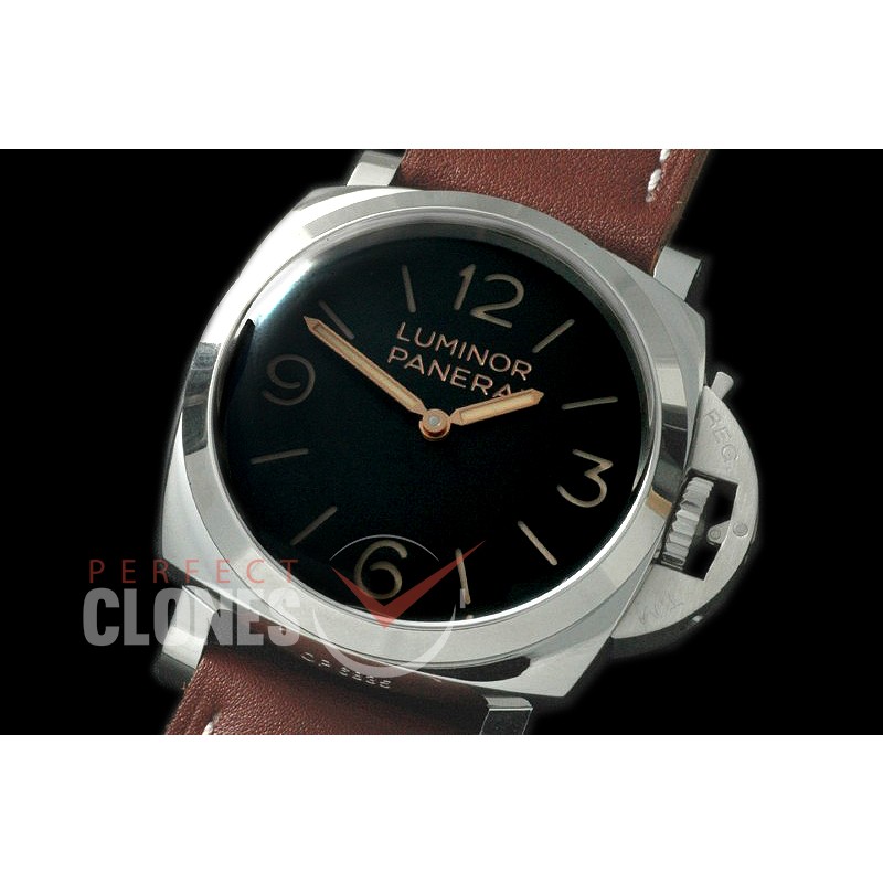 0 0 PN372S01 Pam 372 S Luminor 1950 3 Days SS/LE Black P-3000 Superclone