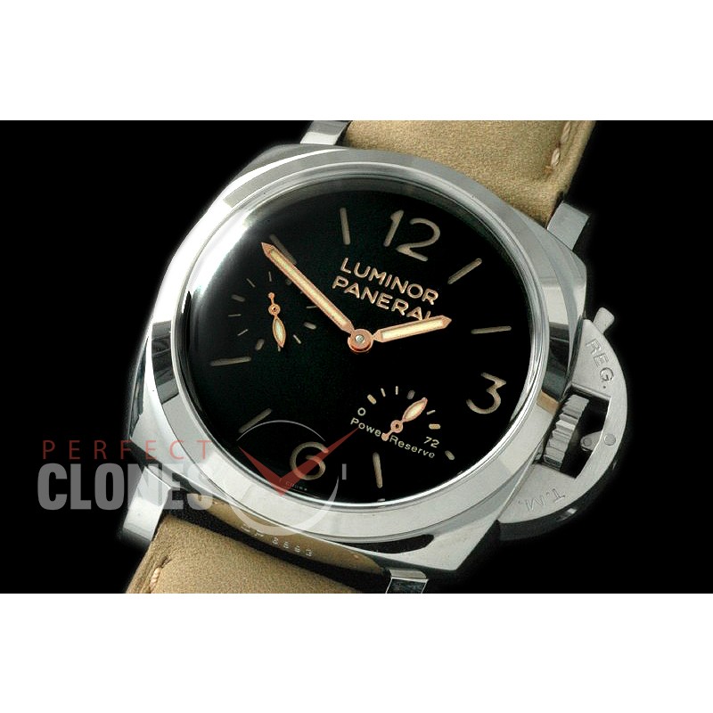 0 0 PN423S01 Pam 423 S Luminor 1950 3 Days SS/LE Black P-3002 Superclone
