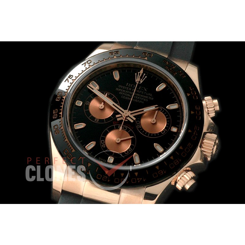 0 RLDFR00372R NF Daytona/Osyterflex 116515 RG/CER/RU Black A-7750
