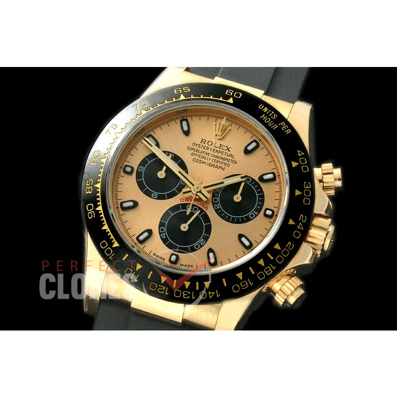 RLDTN-18K-123R 116508 Daytona Gold with Oysterflex A-7750/4130